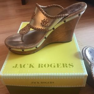 Jack Rogers Wood Platform Wedges